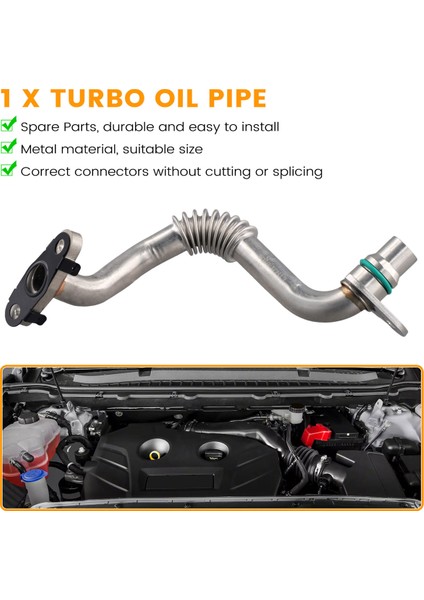 LR087351 Turbo Yağ Borusu Range Rover Sport Velar Discovery Lr4 Jaguar Xf Xj Için (Yurt Dışından) indirimleri