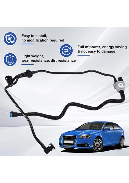 04E133366CT EA211 1.4t Karbon Hazne Solenoid Valf Borusu Vw Jetta Tao Tro Tiguan Golf Leon Audi Q2 A3 04E133366BE (Yurt Dışından) indirimleri