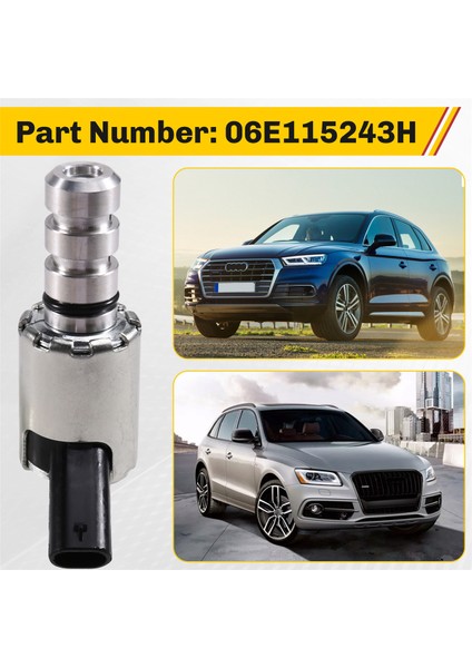 06E115243H Motor Değişken Zamanlama Eksantrik Mili Kontrol Solenoid Vvt Valfi Vw Beetle Golf Audi A3 A5 A6 A8 Q5 S4 S5 S6 S7 (Yurt Dışından) indirimleri