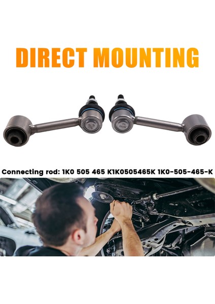 1 Çift Arka Sabitleyici Bağlantı Arka Denge Çubuğu Bilyalı Kafa 1K0505465K, 1KD505465 Vw Tiguan Passat Jetta Golf Fox Için (Yurt Dışından) fırsatları