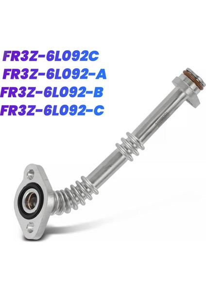 Araba Turboşarj Yağ Geri Dönüş Borusu Tertibatı FR3Z-6L092-C Ford Mustang 15-22 Explorer 16-19 FR3Z-6L092-B FR3Z6L092C (Yurt Dışından) modelleri