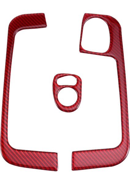 Fiat 500 2008-2011 Abarth 595 2012-2023 Lhd Kırmızı Için Pencere Düğme Paneli Dekoratif Etiket Iç Mekan Modifikasyonları (Yurt Dışından)