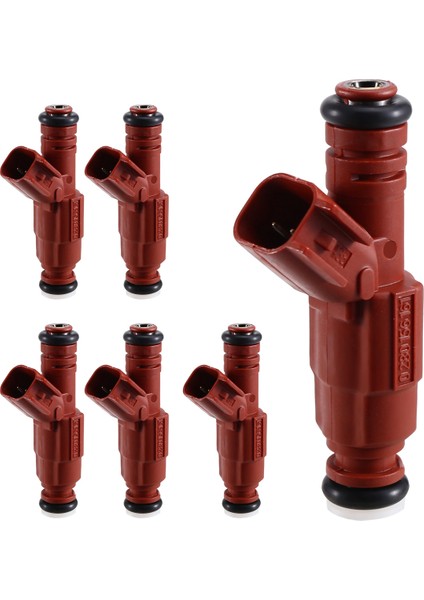 6 Adet Araba Yakıt Enjektörleri 0280156161 3S4G-AB Ford Mustang Jeep Wrangler Dodge 4.0l 1999-2004 (Yurt Dışından) fiyatları