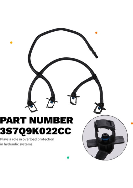 3S7Q9K022CC Dizel Yakıt Enjeksiyon Sızıntısı Geri Dönüş Taşma Hortum Hattı Ford 1211896 1233556 3S7Q9K022CD 2S7Q9K022AF (Yurt Dışından) indirimleri