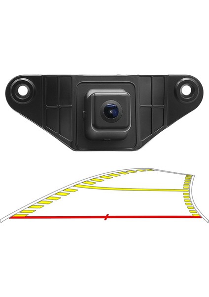 Araba Dikiz Ters Kamera Dinamik Park Kamerası Yörünge Park Hattı ile Toyota Land Cruiser Prado 2010-2014 Için (Yurt Dışından) fırsatları