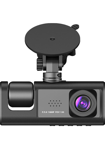 3 Kanal Araba Dvr Kamera, 1080P Araç Kamerası Ir Gece Görüşlü 3 Yollu Araç Kamerası, Döngü Kayıt, Park Monitörü (Yurt Dışından)