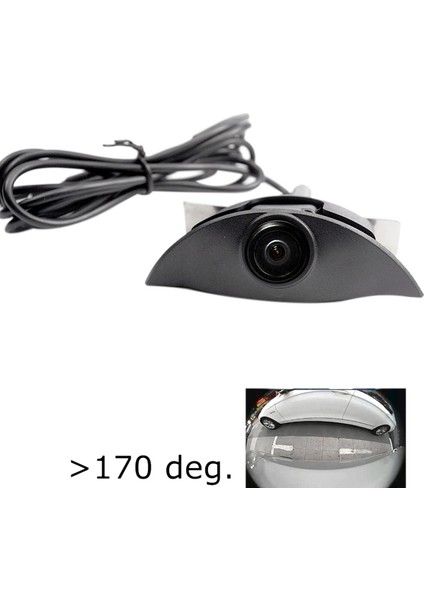 Araba Logosu Ön Görüş Kamerası Hd Gece Görüş Park Gömülü Kamera Volvo S40 S80 XC60 XC90 S40 C70 V40 V50 V60 (Yurt Dışından)