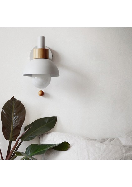 Oturma Odası Sundurma Koridor Lambası Iskandinav Minimalist Modern Yatak Odası Başucu Lambası Macaron Duvar Lambası (Sarı) (Yurt Dışından) fiyatları