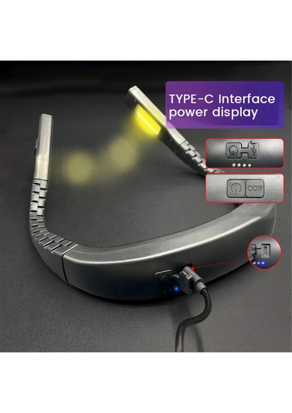LED Boyun Okuma Işıkları, Yatakta Okuma Için Şarj Edilebilir Kitap Işığı, Rahat Kol Boyun Işıkları (Yurt Dışından) modelleri
