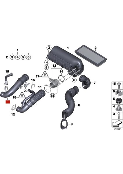 13717627502 Araba Motor Hava Giriş Borusu Hortumu Bmw Mını Cooper S R56 Araba Aksesuarlarına Uygun (Yurt Dışından) indirimleri