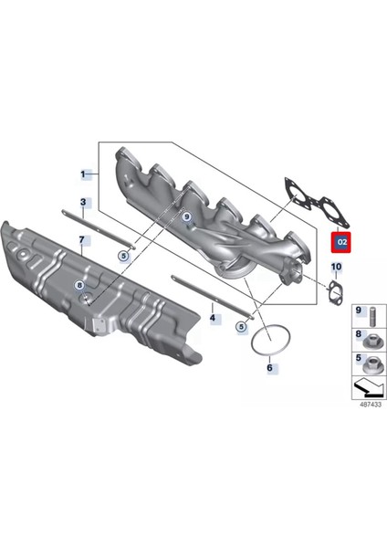 Egzoz Manifold Contası Sızdırmazlık Contası 11627811221 11628509783 11627797390 Bmw Için Yeni Yüksek Kaliteli Otomobil Parçaları (Yurt Dışından) fırsatları