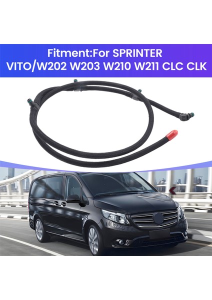 6110706032 A6110706032 Yakıt Taşma Dönüş Hattı Enjektör Hortumu Mercedes Benz Sprınter VITO/W202 W203 W210 W211 (Yurt Dışından) fırsatları