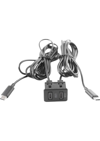 Araba Android Navigasyon Makinesi Çift Type-C Giriş USB Arayüz Paneli Uzatma Kablosu Adaptör Paneli (Yurt Dışından) indirimleri