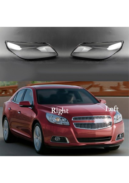 Araba Ön Far Kapağı Şeffaf Abajur Lamba Kabuğu Far Mercek Kapağı Chevrolet Malibu 2012-2015 Sol (Yurt Dışından) modelleri