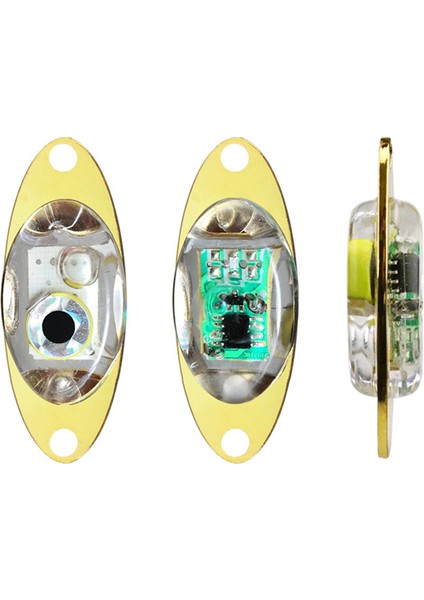 5 Adet Mini Balıkçılık Yemi Işığı LED Derin Düşüş Sualtı Göz Şekli Balıkçılık Yemi Aydınlık Yem Balıkçılık Işığı, Çok Renkli (Yurt Dışından)