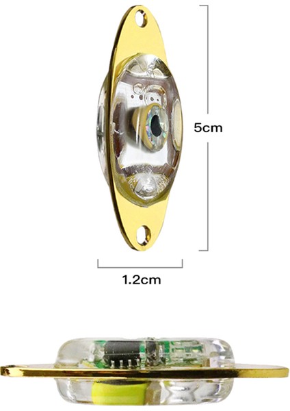 5 Adet Mini Balıkçılık Yemi Işığı LED Derin Düşüş Sualtı Göz Şekli Balıkçılık Yemi Aydınlık Yem Balıkçılık Işığı, Çok Renkli (Yurt Dışından) fırsatları