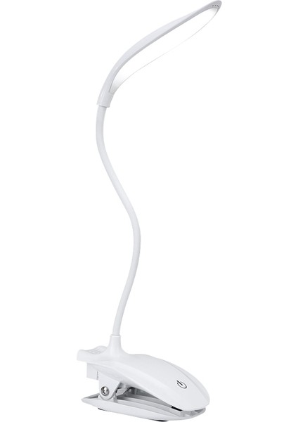 Beyaz Masa Lambası USB LED Masa Lambası 16 LED Masa Lambası Klipsli Yatak Okuma Kitap Işığı LED Masa Lambası (Yurt Dışından)