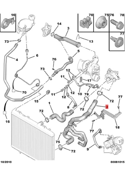 135254 Radyatör Tankı Çıkış Borusu Alt Su Hortumu Peugeot 308 3008 408 Citroen C4L T88 1.6t Motor Soğutma Hortumları (Yurt Dışından) indirimleri