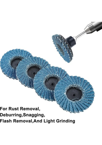 40 Adet 2 Inç Rulo Kilitli Kapaklı Diskler 1/4 Inç Tutucu Kalıp Taşlama Makinesi Ekleri 40/60/80/120 Grit Taşlama Tekerlekleri (Yurt Dışından) fiyatları