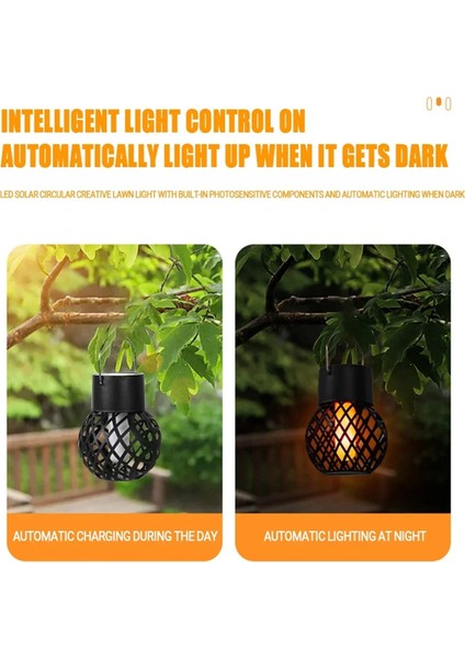 4 Adet LED Açık Alev Etkili Asılı Fener Su Geçirmez Bahçe Dekorasyon Lambası Güneş Enerjili Peri Işığı Patio Bahçe Avlu Için (Yurt Dışından) fiyatları