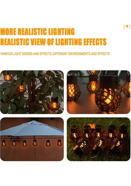 4 Adet LED Açık Alev Etkili Asılı Fener Su Geçirmez Bahçe Dekorasyon Lambası Güneş Enerjili Peri Işığı Patio Bahçe Avlu Için (Yurt Dışından) modelleri