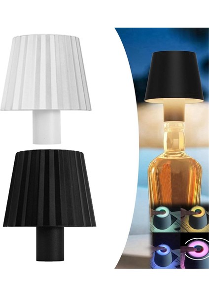 Kablosuz Şişe Lambası, 3 Renkli Kademesiz Kısılabilir Şişe Işıkları, LED Şarap Şişesi Lambası Taşınabilir Kablosuz Masa Lambası Lar Için (Yurt Dışından) fırsatları