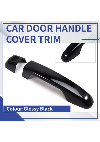 Araba Dış Kapı Kolları Kapağı Dış Kapı Kolları Çizik Koruyucu Dekor Toyota 4runner 2010-2024 Parlak Siyah (Yurt Dışından) indirimleri