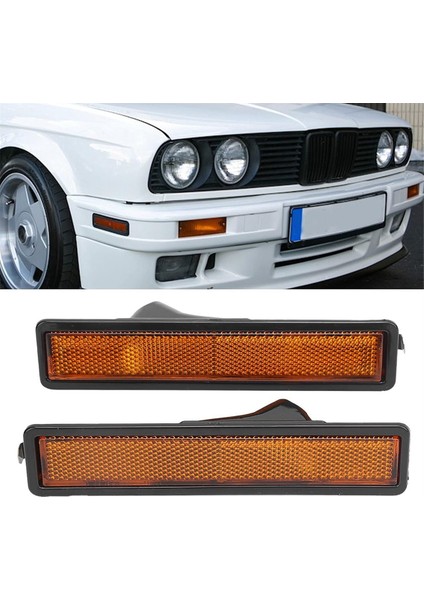 Bmw E30 E32 E34 318I 325I Araba Yan Sinyal Lambası Sol Sağ Yan Dönüş Sinyal Lambası 63141377849 A (Yurt Dışından) indirimleri