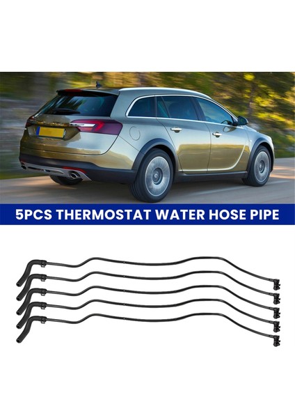 5 Adet Termostat Su Hortumu Borusu Opel Vauxhall Alfa Romeo Chevrolet 55569809 25192905 (Yurt Dışından)