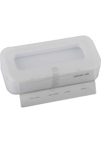0.01MM Mikroskop Slaytları Reticle Kalibrasyon Slayt Cetvel Çapraz Çok Fonksiyonlu Mikroskop Kalibrasyon Cetveli Sahne Mikrometresi (Yurt Dışından)