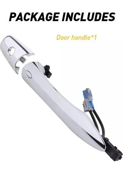 Krom Dış Kapı Kolu Düğmesi Ön Sürücü Sol Tarafı Infiniti QX50 QX60 70 QX80 M37 80646-1BA0A 806401BA0A (Yurt Dışından) indirimleri