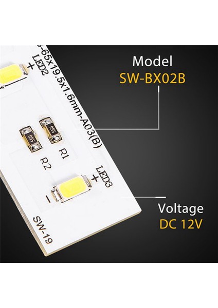 2 Adet SW-BX02B Buzdolabı Yedek LED Işık Panosu ZBE2350HCA Işık Çubuğu SW-BX02B (Yurt Dışından) indirimleri