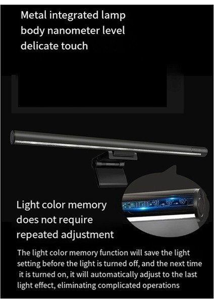 Ekran LED Masa Lambası Pc Bilgisayar Dizüstü Ekran Asılı Işık Çubuğu Pro Masa Lambası Ofis Çalışma Okuma Işığı LCD Monitör (Yurt Dışından) indirimleri