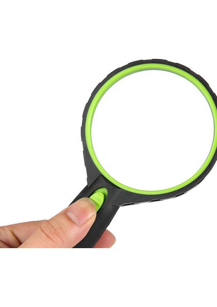 2led Lamba Kauçuk El Tipi Büyüteç 10 Kez 75MM Optik Cam Mercek Hd Okuma Okuma Değerlendirmesi (Yurt Dışından) modelleri