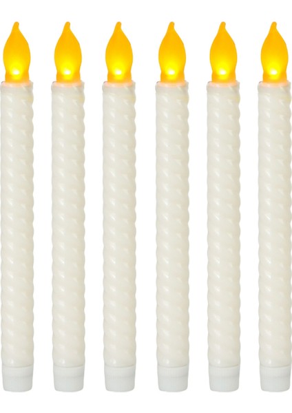 LED Mum Işıkları Uzun Sarı Flaş Simülasyonu Uzun Direk Mum Doğum Günü Düğün Dekorasyon Işıkları, Beyaz (Yurt Dışından) indirimleri