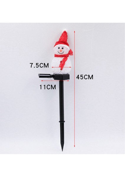 Noel Süslemeleri Güneş Işıkları Açık Bahçe Dekoru Kardan Adam-Noel Süsleri Güneş Enerjili Bahçe Dekoru G (Yurt Dışından) modelleri