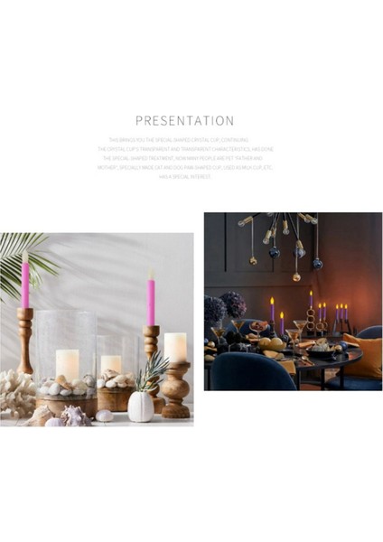 Simülasyon Alevsiz LED Mum Işığı Uzun Direk Yırtık Mum Doğum Günü Renkli Kabuk Sarı Flaş Dekorasyon Işığı, Mor (Yurt Dışından) fırsatları