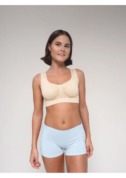 Açık Mavi Spor Boxer Toparlayıcı, Rahat ve Şık Tasarım, Orta Boy modelleri