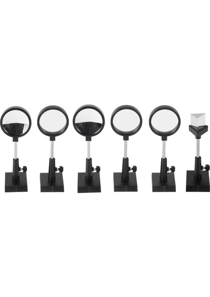Fiziksel Optik Deney Seti Dışbükey Mercek Içbükey Mercek Üçgen Prizma Düzlem Ayna Dışbükey Ayna Optik Mercek (Yurt Dışından)