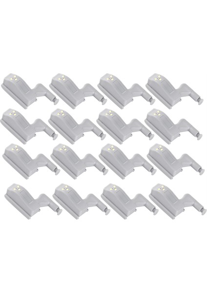 LED Dolap Işığı Dolap Işığı Mutfak Menteşe Sensörlü Işık Dolapları Için Arka Işık Dolap Lambası 16 Adet Sıcak Beyaz (Yurt Dışından) fiyatları