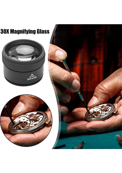 30X 36MM Hassas Işler Için Büyüteç K9 Optik Lens Saat Büyüteci El Tipi Madeni Para Büyüteci (Yurt Dışından) indirimleri