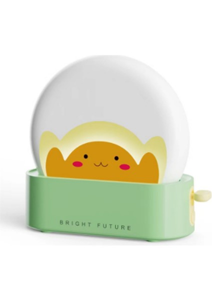 Lamba Gece Lambası, Yatak Odası Başucu Için Sevimli Kawaii Dekoru, Zamanlayıcı ve Ayarlanabilir Parlaklık ile Şarj Edilebilir LED Tost Ekmeği (Yurt Dışından)