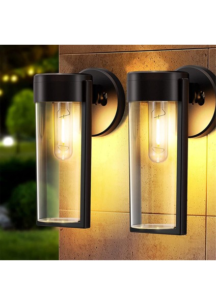 4 Adet LED Güneş Enerjili Duvar Montajlı Işık Açık Hava Güneş Enerjili Otomatik Açma/kapama Su Geçirmez Bahçe Dekorasyon Direk Veranda Işıkları (Yurt Dışından) fiyatları