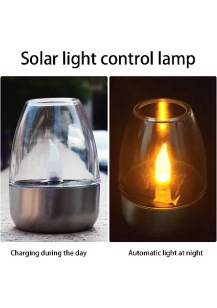 Güneş Enerjili Mum Işığı Açık Hava LED Çim Güverte Cadılar Bayramı Dekorasyon Gece Lambası Su Geçirmez Bahçe Güneş Enerjili Işık C (Yurt Dışından) indirimleri