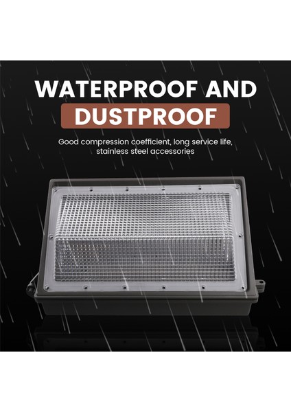 LED Duvar Paketi Işık Kabuğu, 120V Dış Mekan LED Duvar Işıkları Otoparklar, Depolar, Fabrikalar, Evler Için (Sadece Lamba Kabuğu) (Yurt Dışından) indirimleri