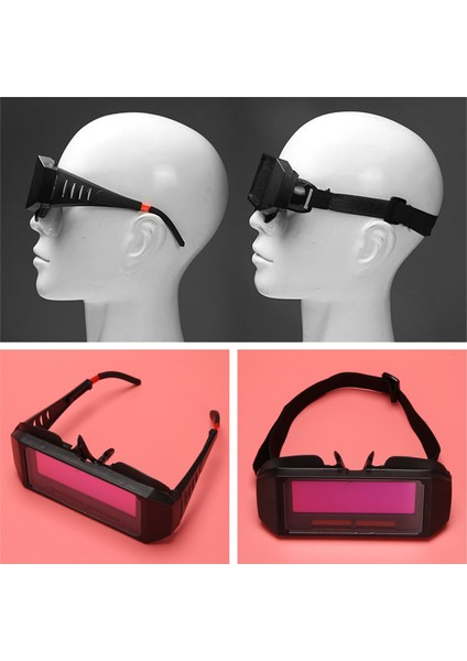 Otomatik Fotoelektrik Kaynak Gözlükleri Güneş Enerjili Otomatik Kararan Kaynak Maskesi Kask Göz Gözlüğü Kaynak Camı (Yurt Dışından) indirimleri