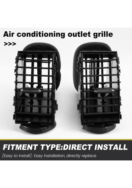 Toyota Prius 2004-2009 Için 2 Adet Gösterge Paneli Hava Menfezleri Izgara Klima Çıkış Paneli Taze Hava Nozulu (Orta Sol Sağ) (Yurt Dışından) indirimleri