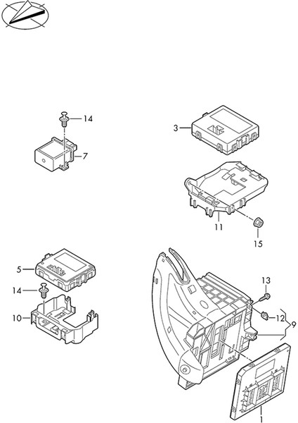 5WA907530H Vw Evo Golf Mk8 Için Skoda Octavia Mk4 A8 Için Audi A3 S3 2021 Evo Platform Ağ Geçidi Modülü 5WA 907 530 H (Yurt Dışından) indirimleri