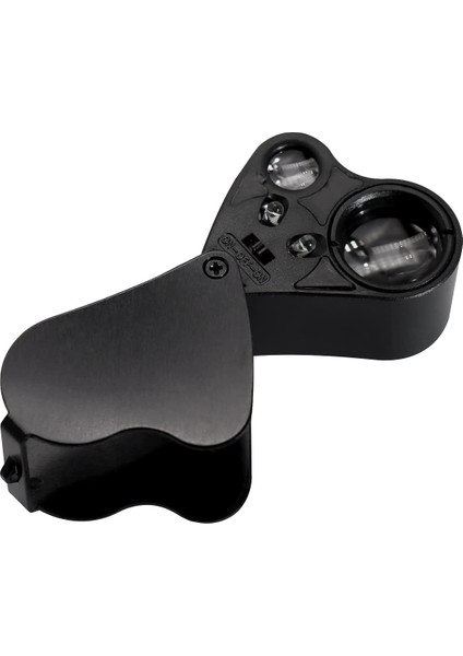 30X 60X Işıklı Kuyumcular Büyüteç Büyüteç, Katlanabilir Takı Büyüteç, Taşlar Için Parlak LED Aydınlatmalı Büyüteç (Yurt Dışından)