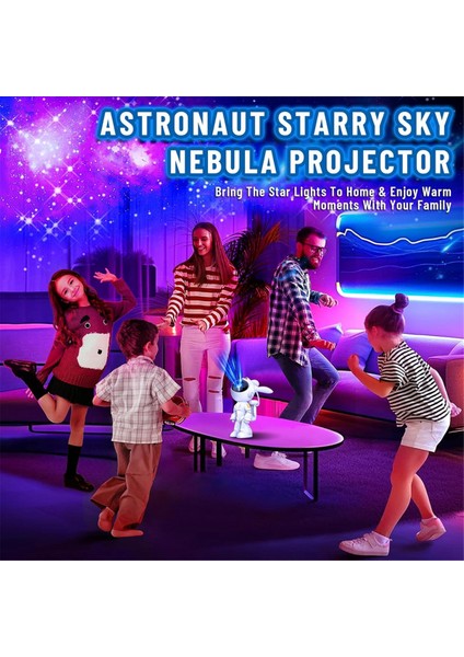 Yıldız Projektörü, Komik Tavşan Astronot Galaksi Işıkları Projektörü Yatak Odası, Çocuklar, Oda Dekoru, Parti, Oyun Odası, Hediye Için (Yurt Dışından) fırsatları
